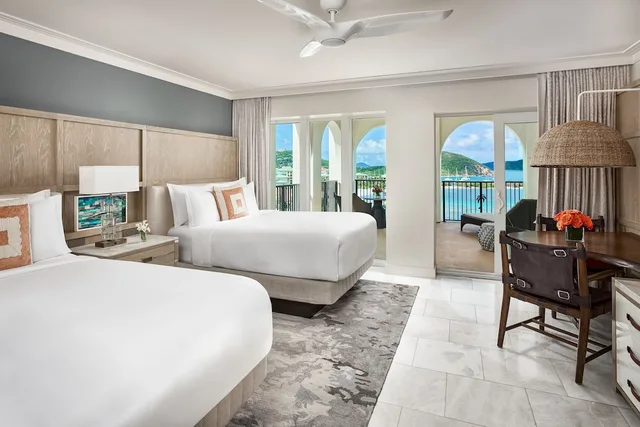 Club, 2 Queen Beds, Ocean Front، Ritz Carlton St Thomas 2/3