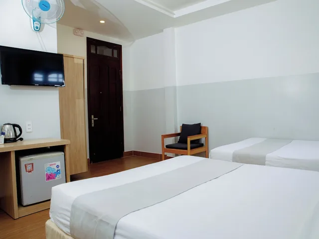 غرفة عائلية بسريرين مزدوجين، Ngoc Nguyen Anh Hotel 4/10