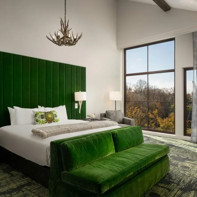 1 Bedroom, Bi Level, Liberty, Loft, King Bed, Sofa، Grand Bohemian Lodge Greenville, Autograph Collection 1/4