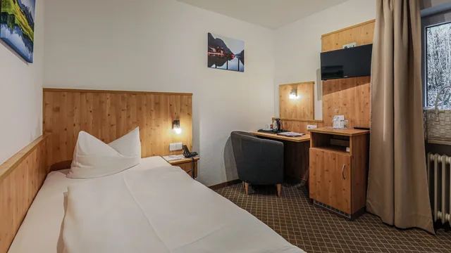 غرفة مفردة بسرير فردي، Alpenhotel Fischer 2/5