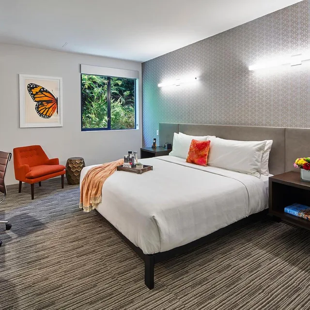 غرفة قياسية بسرير كينج، Hotel Mariposa Los Angeles 4/8