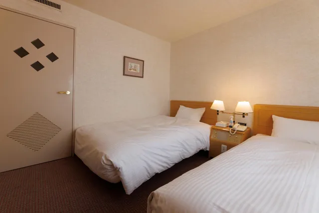 Room, Twin Beds, Smoking, Shimonoseki Station West Washington Hotel Plaza 2/6