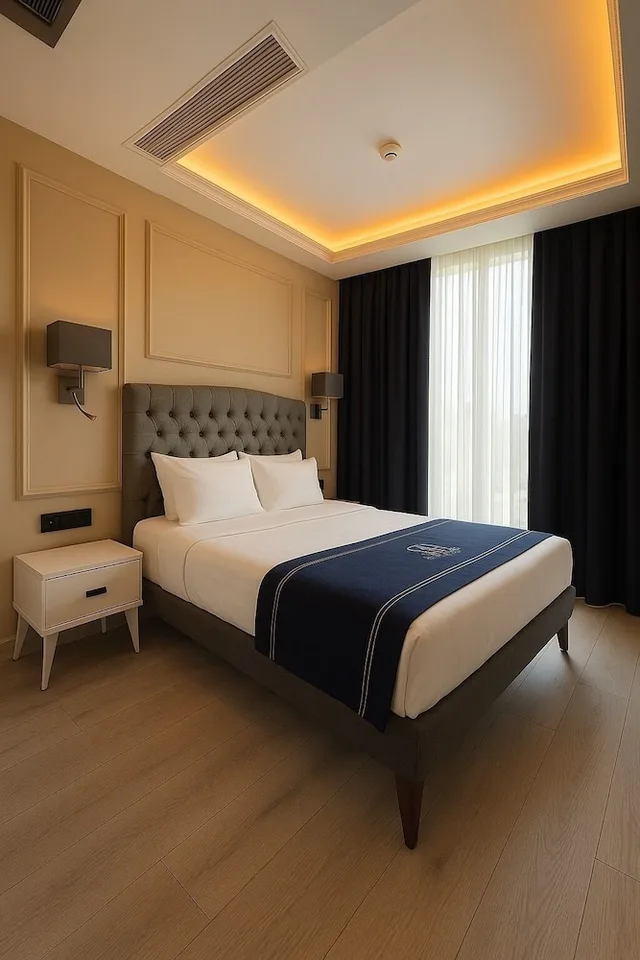 غرفة ديلوكس بسرير مزدوج، Loft Airport Hotel 3/5