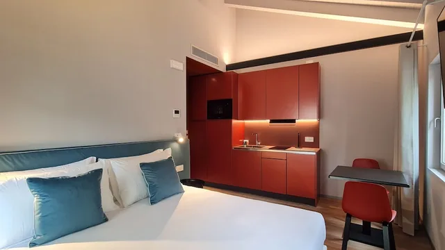 شقة بسريرين كوين بغرفة نوم واحدة في الملحق، Venice Michelangelo Hotel 5/10