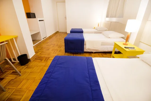 غرفة قياسية رباعية بسرير مزدوج وسريرين منفصلين، Hotel Villa Smart 5/6