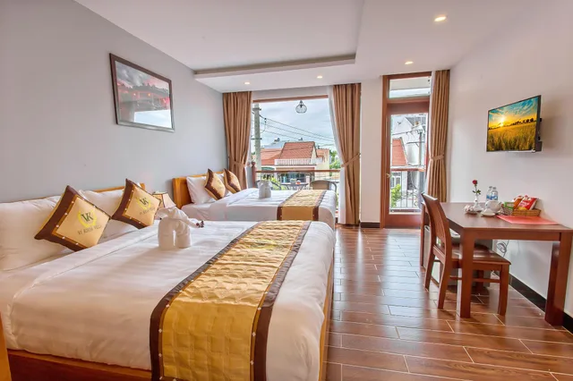 غرفة عائلية بإطلالة على المدينة بشرفة، Hoi An Vi Khoa Villa 1/10