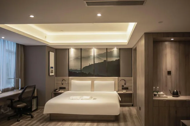 غرفة تنفيذية بسريرين منفصلين، Atour Hotel Yantai Golden Beach 1/1