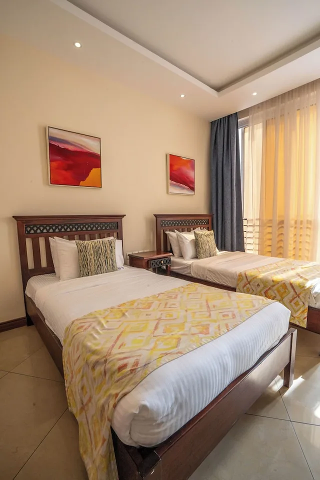 جناح رئاسي بسرير كينج وسريرين كوين بإطلالة على البحر بـ3 غرف نوم بمطبخ، Kilua Beach Resort 3/9