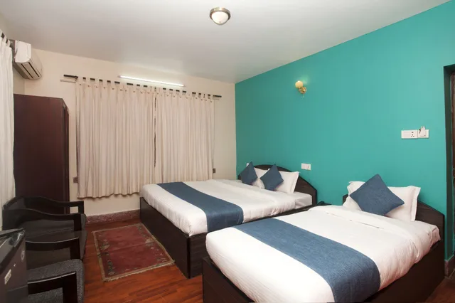 غرفة عائلية بسرير كوين وسرير فردي بشرفة، Hotel Horizon 1/7