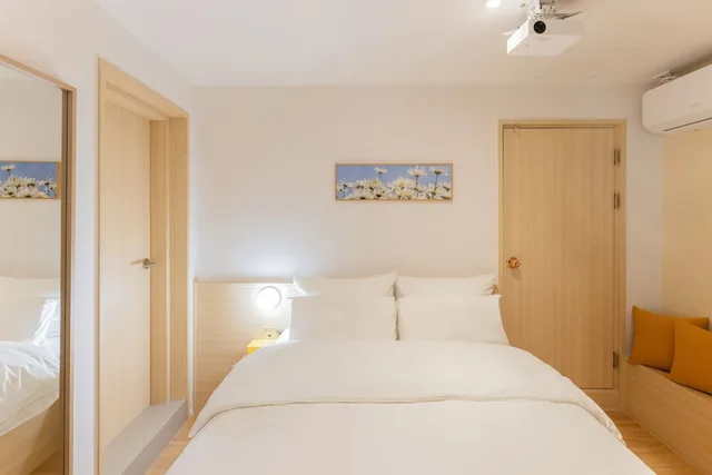 غرفة ديلوكس بسرير مزدوج بإطلالة على المدينة، Myeongdong Guesthouse Como 2/5