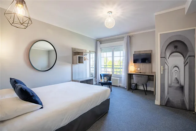 غرفة كلاسيكية بسرير كوين، Sure Hotel by Best Western Port Jerome - Le Havre 3/8