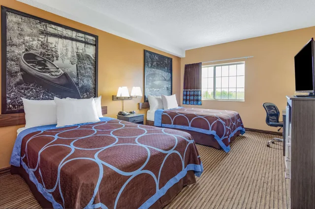 غرفة بسريرين مزدوجين، Super 8 By Wyndham Fort Dodge Ia 1/5