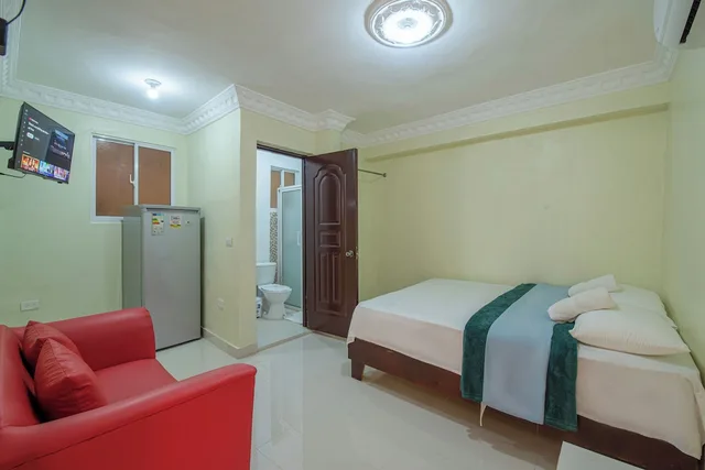 غرفة سوبيريور مفردة بسرير كوين بحمام خاص، Tropical Island Aparthotel 1/2