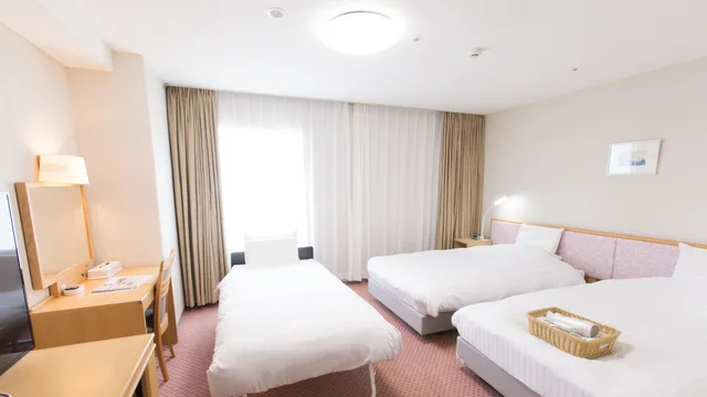 غرفة ثلاثية للمدخنين، Toyama Chitetsu Hotel 1/1