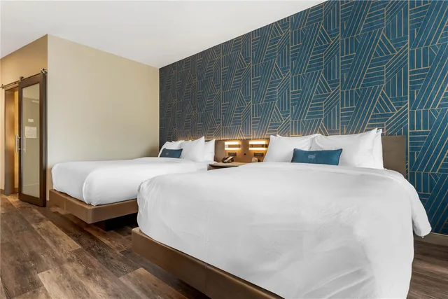 غرفة بسريرين كوين بحوض استحمام لذوي الإعاقة، DoubleTree by Hilton Summerville Nexton 2/2