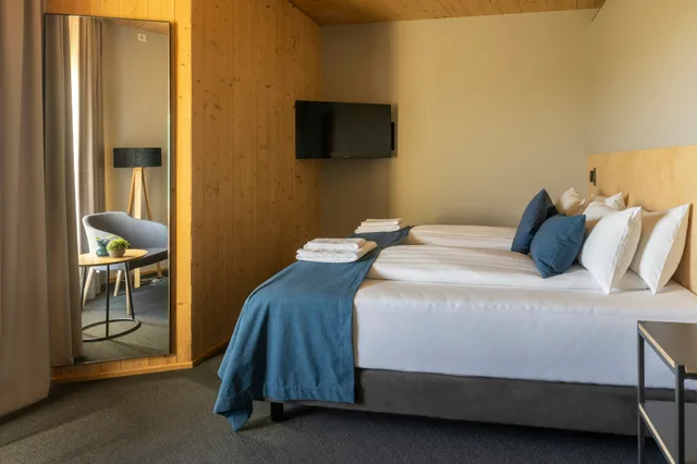 غرفة بسرير مزدوج أو سريرين منفصلين، Landhotel 3/4