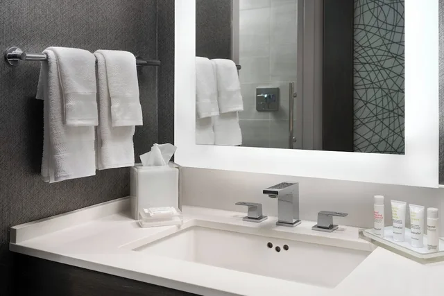 غرفة كلاسيكية بسرير كينج بشرفة، Warner Center Marriott Woodland Hills 4/6