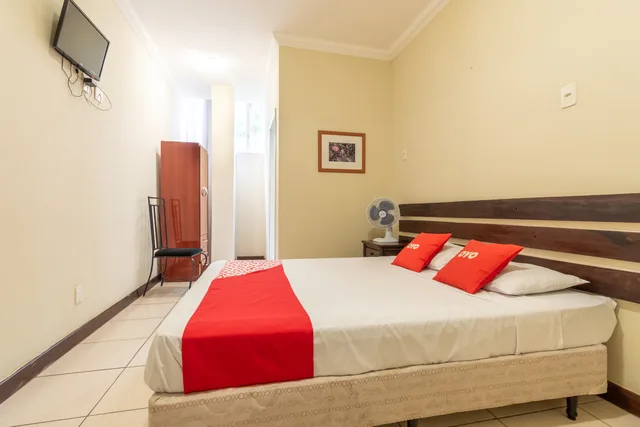 غرفة قياسية بسرير مزدوج، OYO Hotel L'Espace - Jaragua Belo Horizonte 1/4