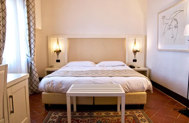غرفة قياسية بسرير مزدوج بإطلالة، Hotel San Miniato 5/9