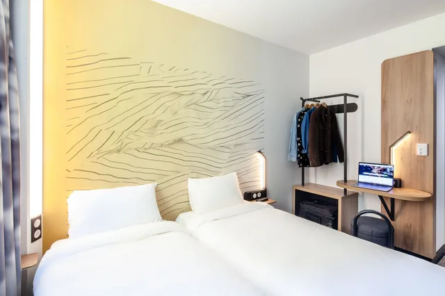 غرفة بسريرين منفصلين، B&B Hotel Brest Centre Port De Commerce 1/4