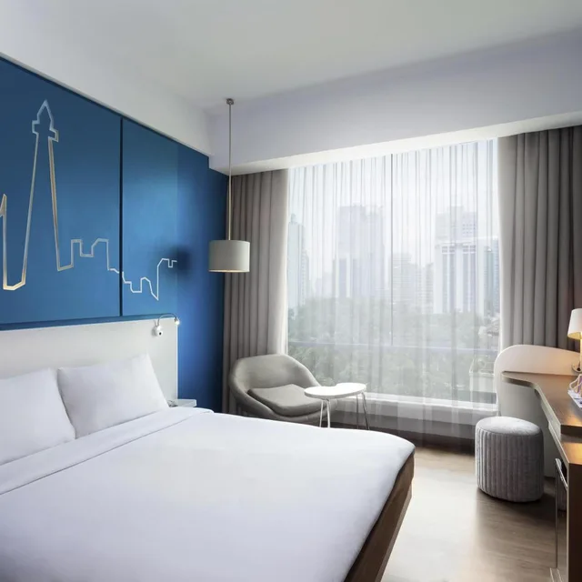 غرفة ديلوكس بسرير مزدوج، ALL SEASONS JAKARTA THAMRIN 2/10