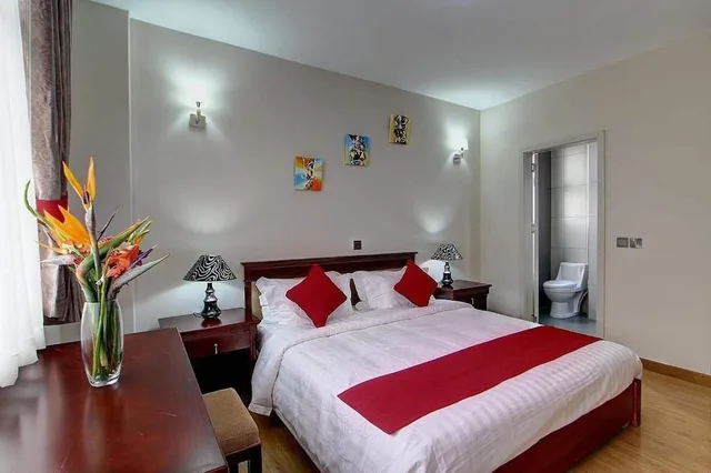 شقة بريميوم بسرير كينج وسريرين منفصلين بغرفتي نوم، Fenesi Gardens Apartments 6/10