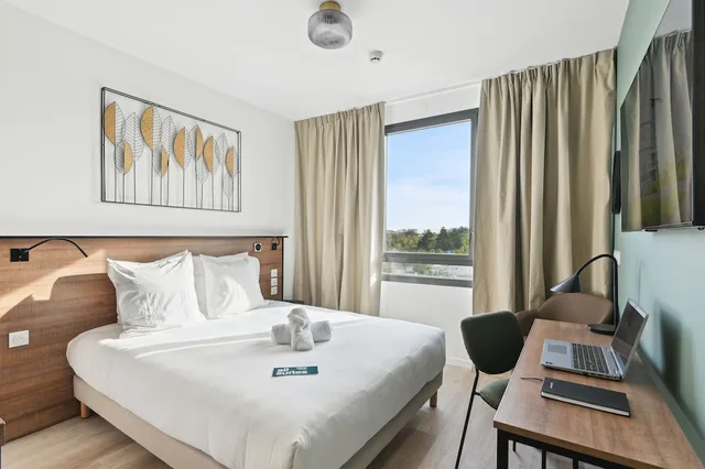 استوديو كومفورت بسرير كينج، All Suites Appart Hotel Paris Ouest Colombes 2/3