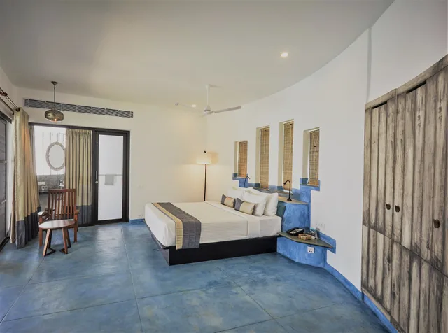 Pearl, Blue, Queen Bed, Plunge Pool، Xandari Pearl 2/3