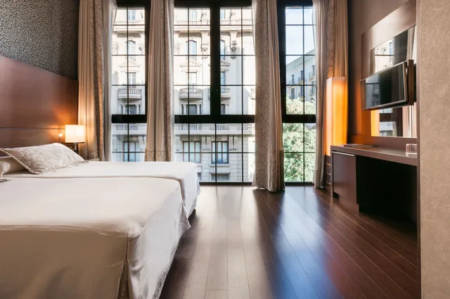 غرفة داخلية بسريرين منفصلين، HOTEL COLONIAL BARCELONA 5/10