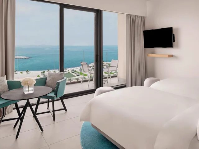 غرفة بريميوم بسريرين منفصلين، Movenpick Resort Al Marjan Island 4/6
