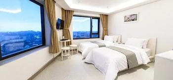 غرفة ديلوكس بسريرين منفصلين بإطلالة على البحر، Rezion Tourist Hotel 3/3