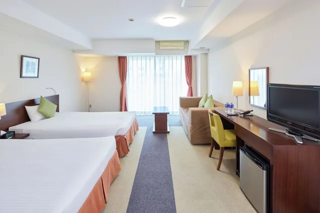 Universal, Twin Beds، Hotel Yugaf Inn Okinawa 5/10
