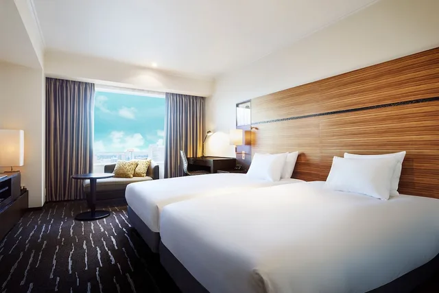 غرفة قياسية بسريرين منفصلين في طابق مرتفع، Ana Crowne Plaza Chitose 1/4