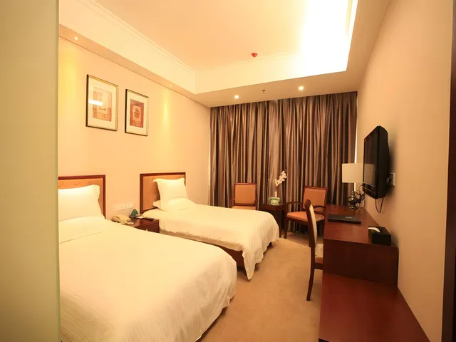 غرفة سوبيريور بسريرين منفصلين، GreenTree Inn Liuan Shucheng Hean Road Business Hotel 1/2