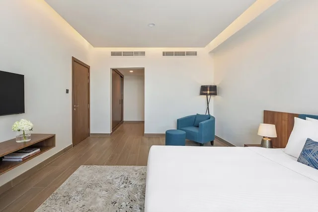 شقة بسرير كينج بغرفتي نوم، Beach Bay Hotel Mirfa, Edge by Rotana 2/8