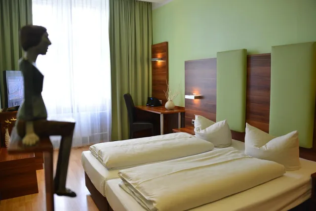غرفة بسرير مزدوج أو سريرين منفصلين، Arthotel Munich 10/10