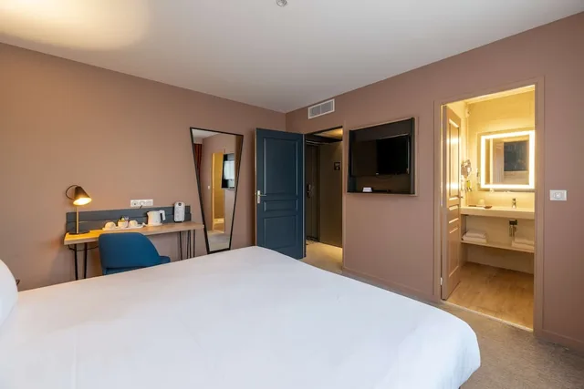 غرفة قياسية بسرير كوين، Hotel Ker Lann Aeroport 2/5