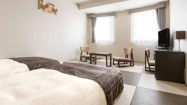 غرفة يابانية غربية يابانية عصرية قياسية، Premier Hotel Cabin Sapporo Ex Natural Spa Hotel Paco Junior Susukino 1/1