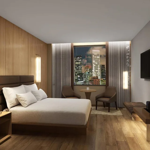 غرفة بسرير كينج بإطلالة على المدينة مع أريكة، AC Hotel Phoenix Downtown 1/10