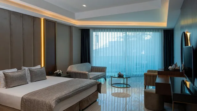 Family Suite, 1 Double and 1 Single Bed, Sea View, Vogue Hotel Supreme Bodrum 4/9