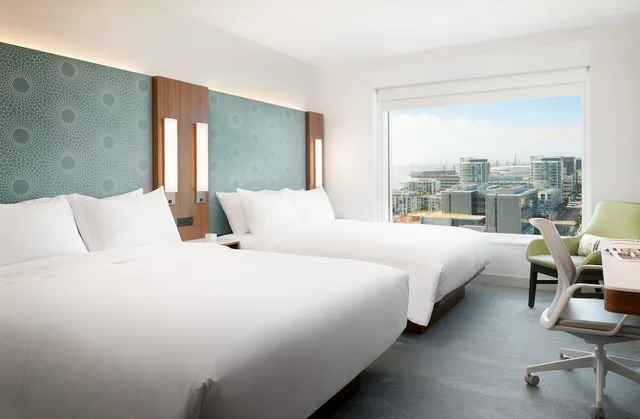 غرفة بريميير بسريرين كينج في طابق مرتفع لذوي الإعاقة، LUMA Hotel San Francisco 1/5