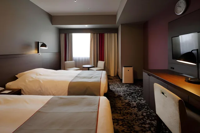 Semi Room, 2 Semi Double Beds, Corner، Hotel Monte Hermana Fukuoka 3/4