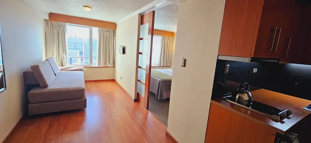 جناح بسرير مزدوج بإطلالة على المدينة مع أريكة، RQ Santiago 5/5
