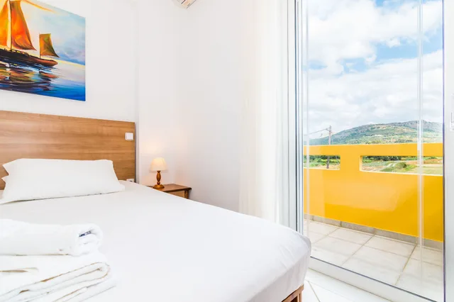 شقة بسريرين منفصلين بغرفة نوم واحدة مع أريكة، Thalassa Apartments 9/10