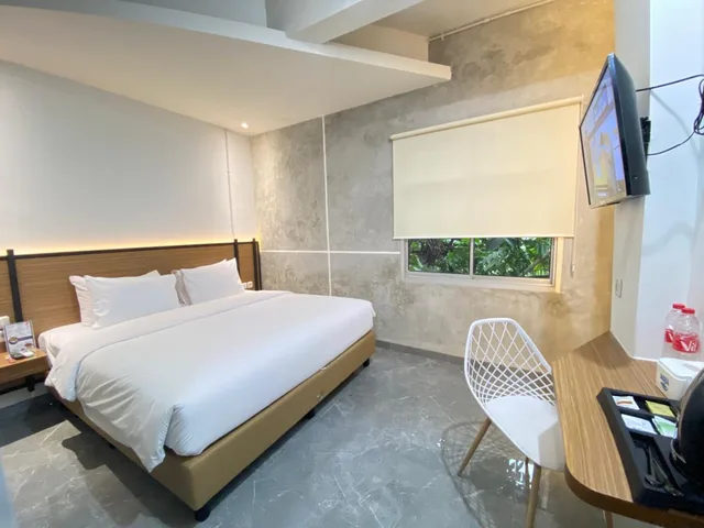 غرفة ديلوكس بسرير مزدوج، Rid's Hotel Palembang 1/2