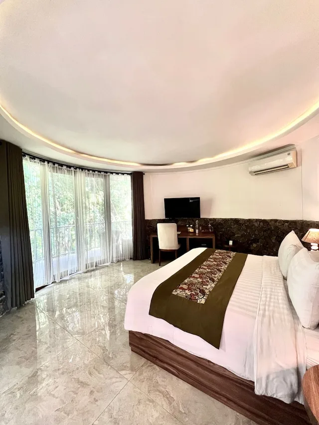 غرفة ديلوكس بسرير مزدوج، De Moksha Eco Friendly Boutique Resort & Restaurant 1/3