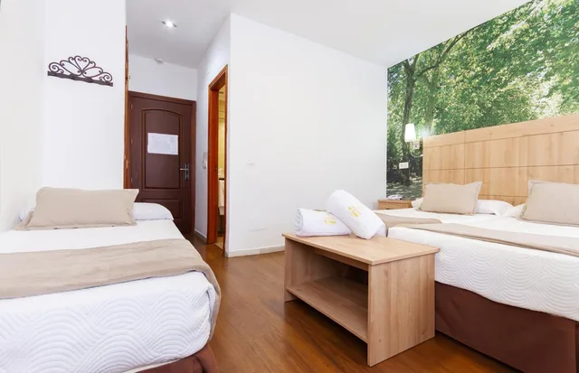 غرفة بسرير مزدوج مع سرير إضافي، Hotel El Tajo and Spa 7/10