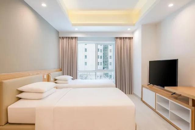 شقة سوبيريور بسرير كينج وسريرين منفصلين بغرفتي نوم، Marriott Executive Apartments City Center Doha 1/8