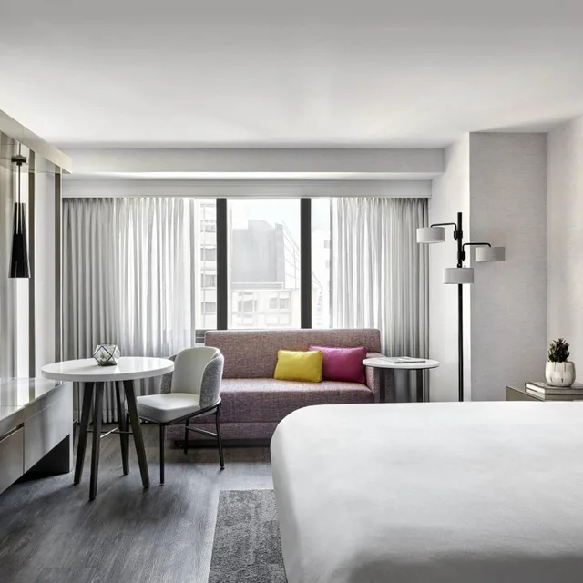 غرفة بسرير كينج في طابق منخفض، San Francisco Marriott Marquis 1/7
