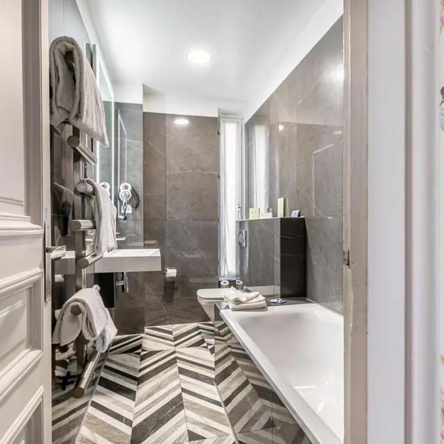 غرفة كلاسيكية بسرير مزدوج، Hotel Bonaparte 10/10